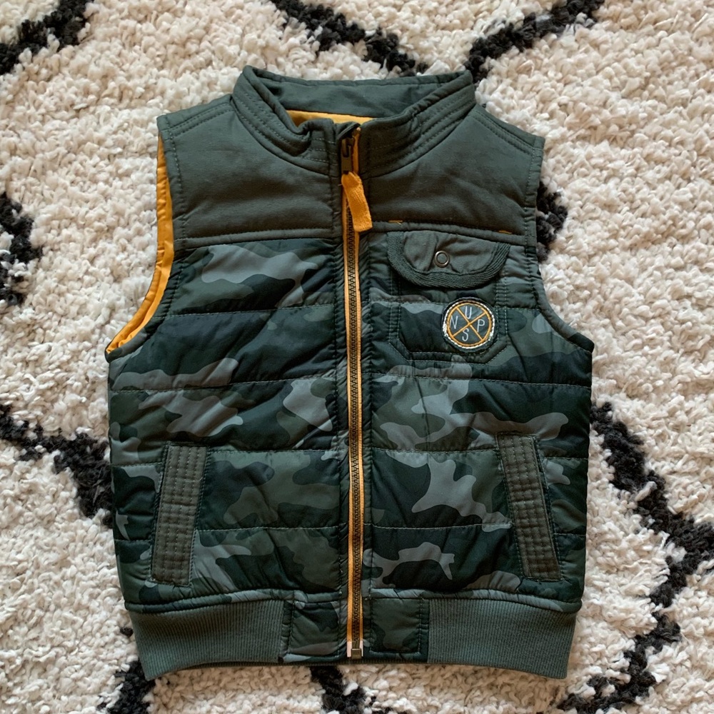 Camo Puffer Vest